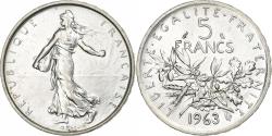 World Coins - Coin, France, Semeuse, 5 Francs, 1963, Paris, , Silver, KM:926