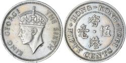 World Coins - Coin, Hong Kong, 50 Cents, 1951