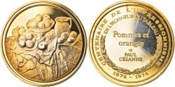 World Coins - France, Medal, Arts & Culture, Pommes et oranges de Paul Cézanne,