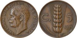 World Coins - Coin, Italy, Vittorio Emanuele III, 5 Centesimi, 1921, Rome, , Bronze
