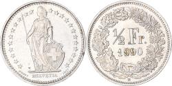 World Coins - Coin, Switzerland, 1/2 Franc, 1990