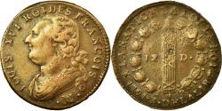 World Coins - Coin, France, Louis XVI, 12 deniers françois, 12 Deniers, 1791, Marseille