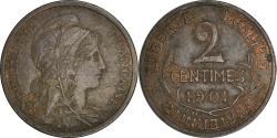 World Coins - Coin, France, Dupuis, 2 Centimes, 1901, Paris, , Bronze, KM:841