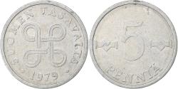 World Coins - Finland, 5 Pennia, 1979, Aluminum, , KM:45a