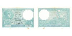 World Coins - France, 10 Francs, Minerve, 1939, Q.74489, AU(55-58), Fayette:07.11, KM:84