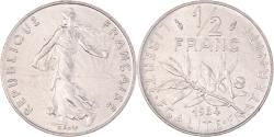 World Coins - Coin, France, Semeuse, 1/2 Franc, 1984, Paris, FDC, , Nickel, KM:931.1