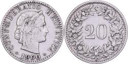 World Coins - Switzerland, 20 Rappen, 1900, Bern, Nickel, , KM:29