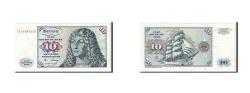 World Coins - Banknote, GERMANY - FEDERAL REPUBLIC, 10 Deutsche Mark, 1980, KM:31c, EF(40-45)