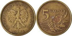 World Coins - Coin, Poland, 5 Groszy, 1991