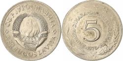 World Coins - Yugoslavia, 5 Dinara, 1975, Copper-Nickel-Zinc, , KM:58