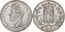World Coins - France, Charles X, 5 Francs, 1828, Bordeaux, Silver, EF(40-45), Gadoury:644