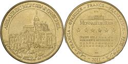 World Coins - France, Token, le Mont-Saint-Michel - Vue générale n°4, 2011, Copper-nickel