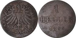 World Coins - Coin, German States, FRANKFURT AM MAIN, Heller, 1855, Frankfurt,