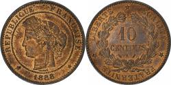 World Coins - France, 10 Centimes, Cérès, 1888/7, Paris, Bronze, , Gadoury:265a