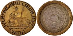 World Coins - France, Medal, Matrice d'imprimerie, G. Rozier, Notaire a Breuil, Tribunale de