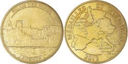 World Coins - France, Token, Tourist Token, Avignon, Palais des Papes, 2012,