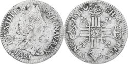 World Coins - Coin, France, Louis XIV, 1/12 Ecu aux 8 L, 1691, Paris, Rare, , Silver