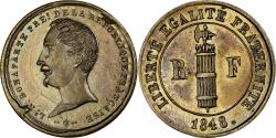 World Coins - France, Medal, Louis Napoléon Bonaparte, Président de la République, 1848