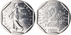 World Coins - Coin, France, Semeuse, 2 Francs, 1990, Paris, , Nickel, KM:942.1