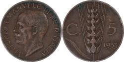 World Coins - Coin, Italy, 5 Centesimi, 1933