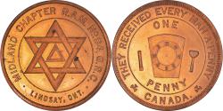 World Coins - Canada, Token, Masonic, Lindsay, Midland, Chapter Penny, , Copper