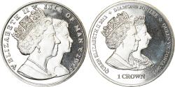 World Coins - Coin, Isle of Man, Elizabeth II, Crown, 2013, Pobjoy Mint, Jubilé de diamant