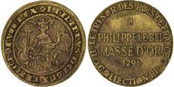 World Coins - France, Token, Collection BP, Masse d'Or Philippe le Bel, Copper,