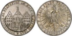 World Coins - Free imperial city of Frankfurt, Thaler, 1863, Frankfurt, Silver,