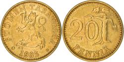 World Coins - Coin, Finland, 20 Pennia, 1985, , Aluminum-Bronze, KM:47