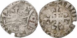 World Coins - France, Charles IV, Double Parisis, 1323-1328, Billon, , Duplessy:244b