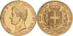 World Coins - Kingdom of the Two Sicilies, SARDINIA, Carlo Alberto, 100 Lire, 1834, Torino