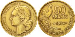 World Coins - Coin, France, Guiraud, 50 Francs, 1954, Paris, , Aluminum-Bronze