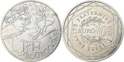 World Coins - France, 10 Euro, Euros des régions, Bourgogne, 2012, Silver,