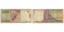World Coins - Banknote, Indonesia, 5000 Rupiah, 2009, KM:142i, VF(20-25)