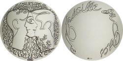 World Coins - France, Medal, The Fifth Republic, Arts & Culture, , Silvered bronze