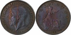 World Coins - United Kingdom, George V, Farthing, 1928, London, Bronze, , Spink:4061