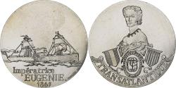 World Coins - France, Medal, Les Grands Transatlantiques, Impératrice Eugénie, C. Gondard