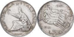 World Coins - Coin, Italy, 500 Lire, 1961, Rome, , Silver, KM:99