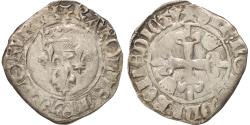 World Coins - Coin, France, Charles VI, Florette, Troyes, , Billon, Duplessy:405B