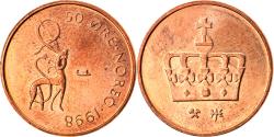 World Coins - Coin, Norway, Harald V, 50 Öre, 1998, , Bronze, KM:460