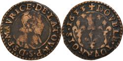 World Coins - Coin, France, Ardennes, Fréd-Maurice de La Tour, Double Tournois, 1633, Sedan