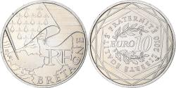 World Coins - France, 10 Euro, Bretagne, 2010, Paris, , Silver, KM:1648