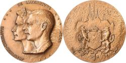 World Coins - France, Medal, Joséphine-Charlotte et Jean de Luxembourg, Bronze, Engels