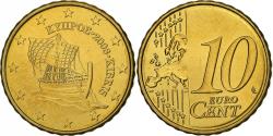 World Coins - Cyprus, 10 Centimes, 2008, Vantaa, Nordic gold,
