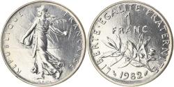 World Coins - Coin, France, Semeuse, Franc, 1982, Paris, , Nickel, KM:925.1, Gadoury:474