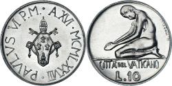 World Coins - Coin, VATICAN CITY, Paul VI, 10 Lire, 1978, , Aluminum, KM:134