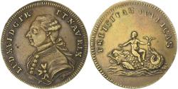 World Coins - Free city of Nuremberg, Nuremberg token, Louis XVI, Brass,