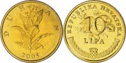 World Coins - Coin, Croatia, 10 Lipa, 2005, , Brass plated steel, KM:6