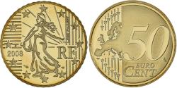 World Coins - France, 50 Euro Cent, 2008, Paris, BE, , Brass, KM:1412