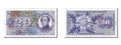 World Coins - Banknote, Switzerland, 20 Franken, 1972, 1972-01-24, AU(50-53)